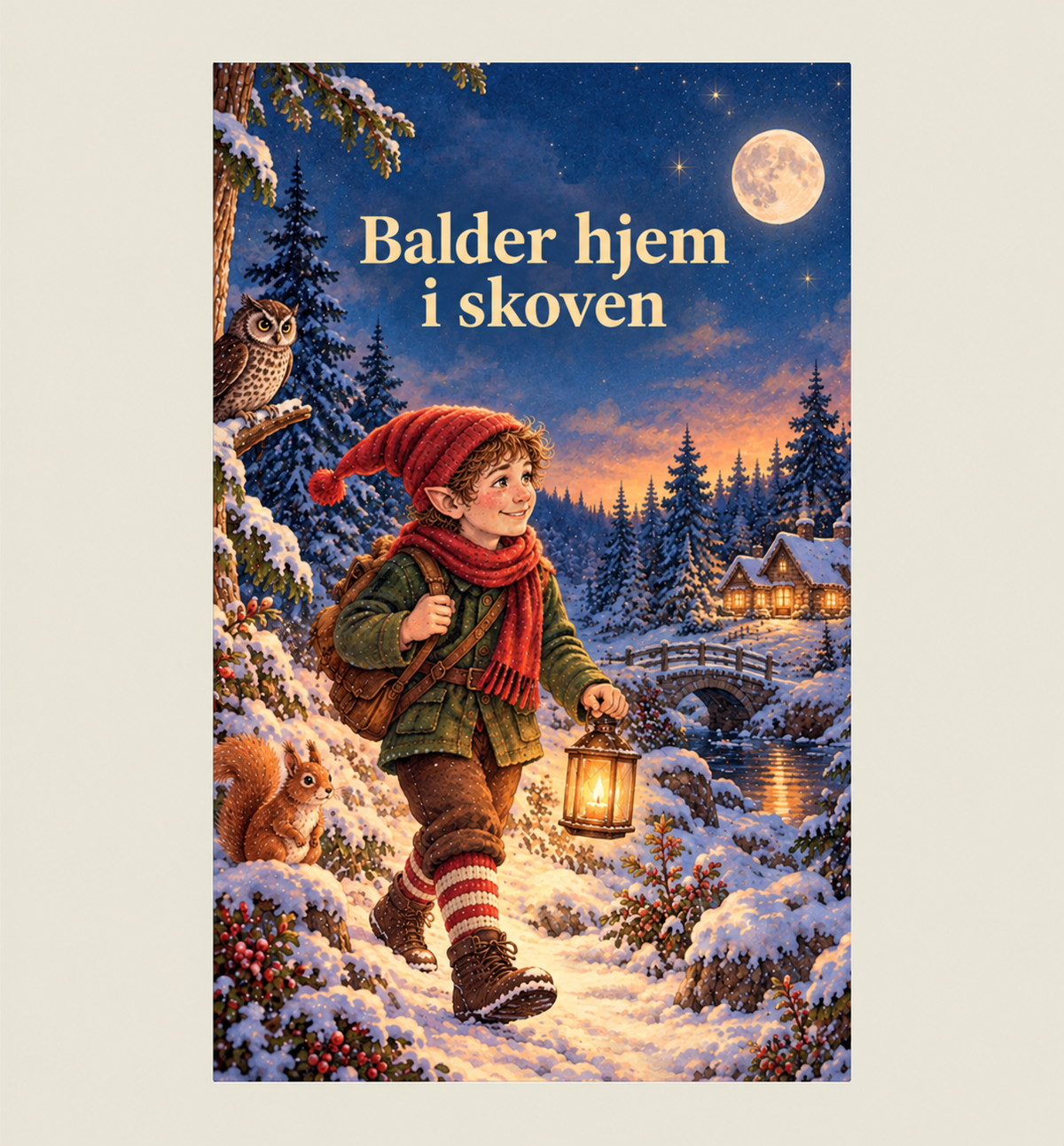 Balder hjem i skoven